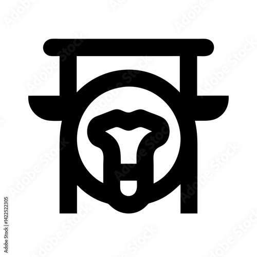 san fermin icon  flat vector icon