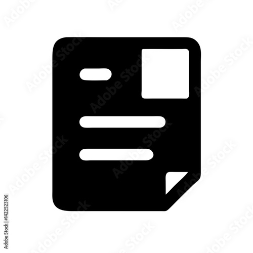 content icon  flat vector icon