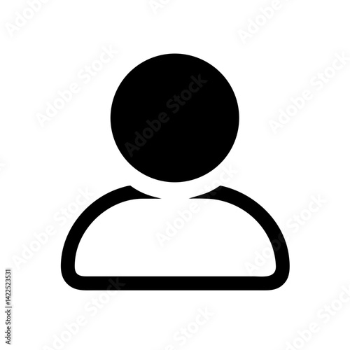 user icon flat vector icon