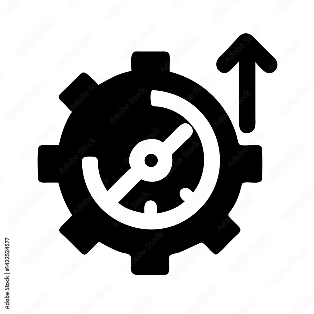 Obraz premium productivity icon flat vector icon