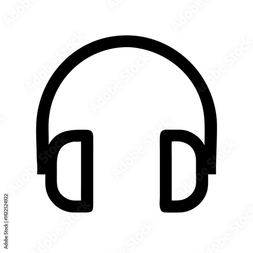 earphone icon  flat vector icon