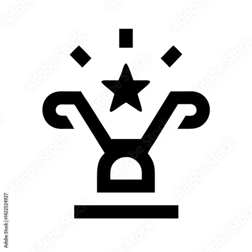 contest icon  flat vector icon