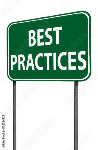 best practices sign