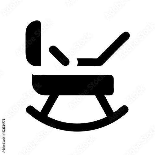 rocker icon  flat vector icon