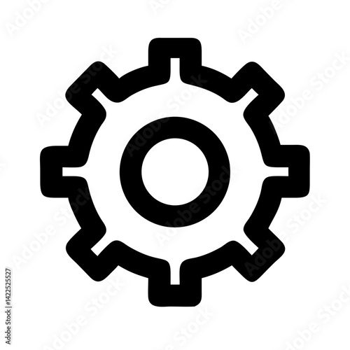 settings icon  flat vector icon