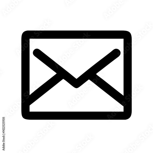 mail icon  flat vector icon