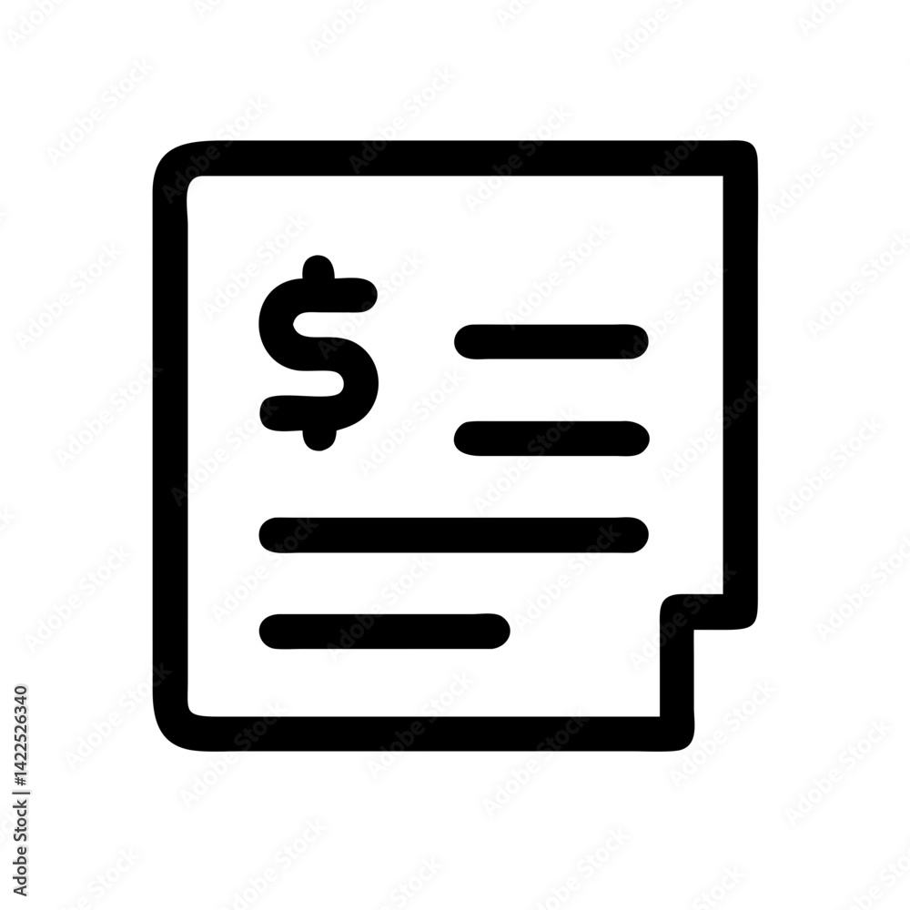 bill icon flat vector icon bill icon flat vector icon