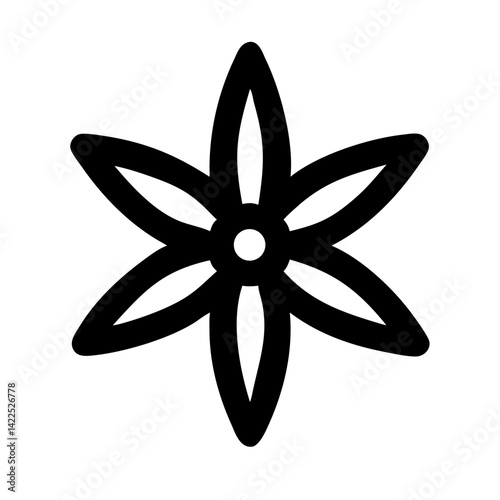 glory of the snow icon  flat vector icon