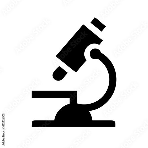microscope icon  flat vector icon