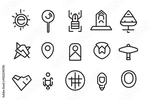 Taleggio ultra minimalist 2D line art