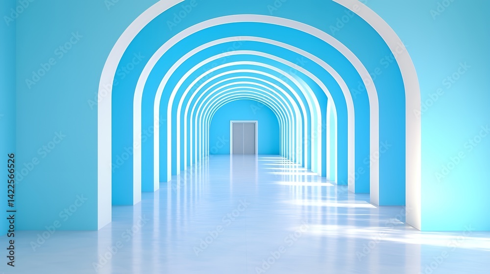 Fototapeta premium Modern hallway design