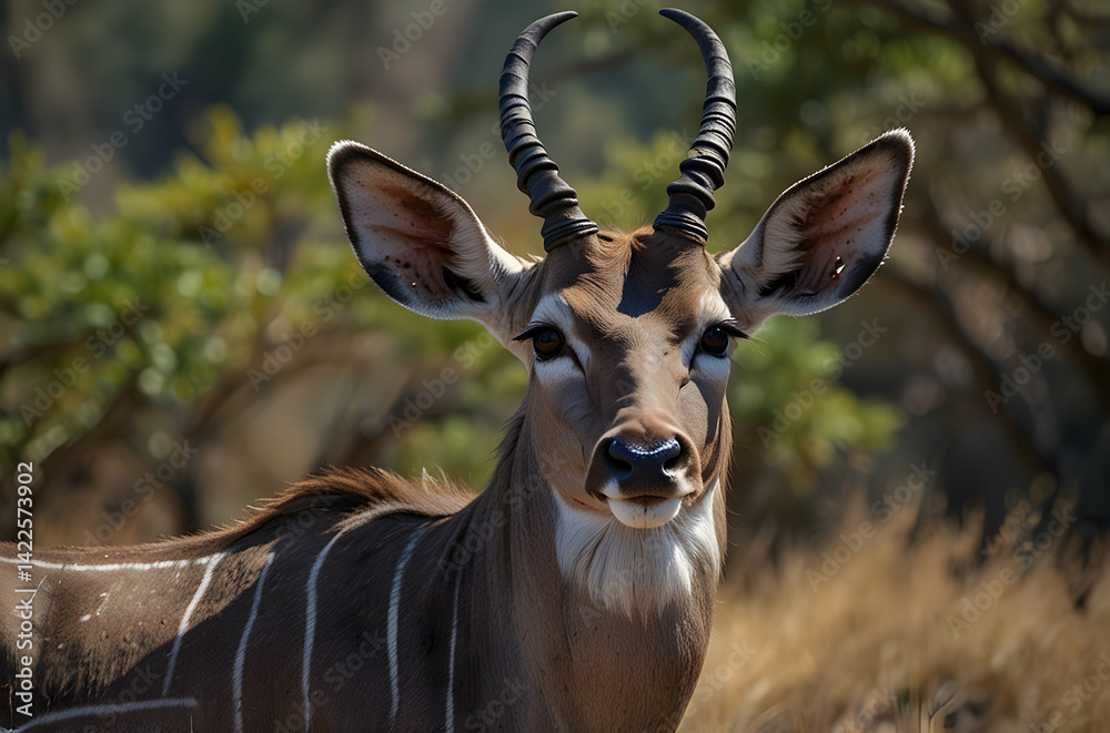 Naklejka premium Elegant Lesser Kudu