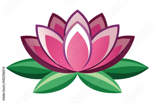 lotus flower vector illustration