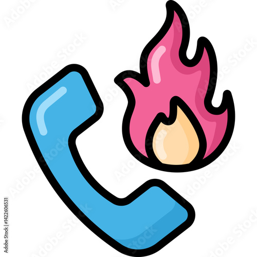 hot line telephone icon
