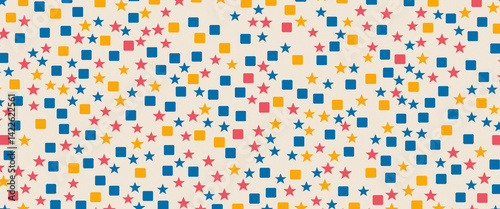 rounded squares in shades o...