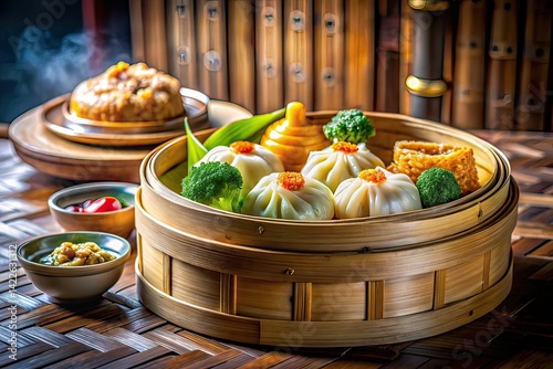 Exquisite Asian Dim Sum Basket - Architectural Photography
