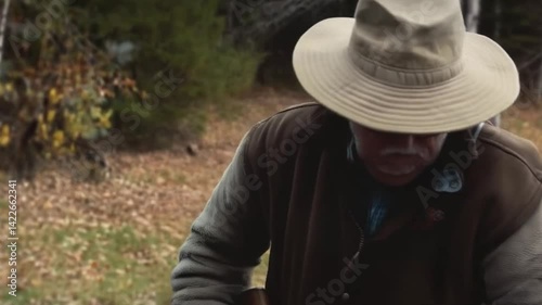 Elderly Man Fires Shotgun In Woods