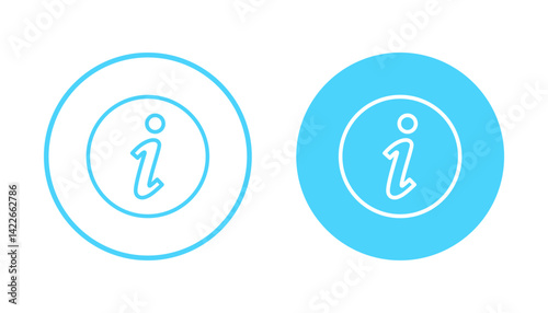 Information sign icon vector. about us sign and symbol. question mark icon