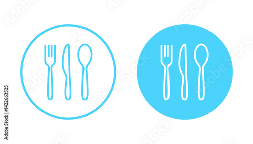 spoon and fork icon vector. spoon, fork and knife icon vector. restaurant sign and symbol