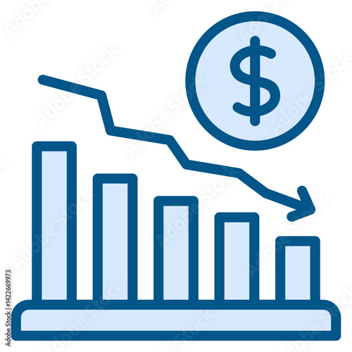 Asset Depreciation Icon
