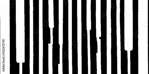 Vintage grunge textures vector illustration. Abstract texture of lines, spot, chips. Grunge black and white background. Monochrome pattern of vintage surface