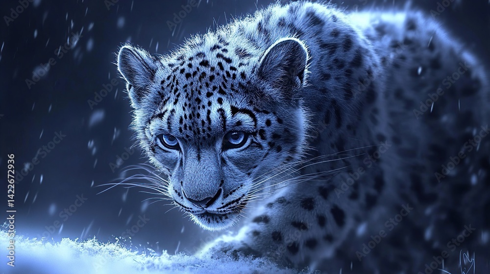 Fototapeta premium Snow Leopard