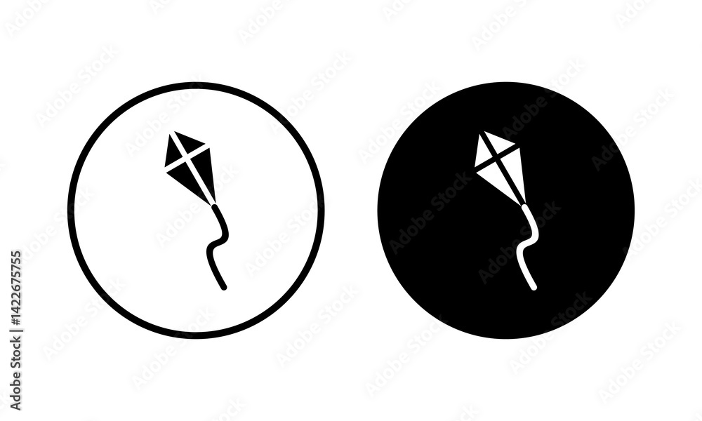 Kite icon vector illustration. kite sign and symbol Kite icon vector illustration. kite sign and symbol