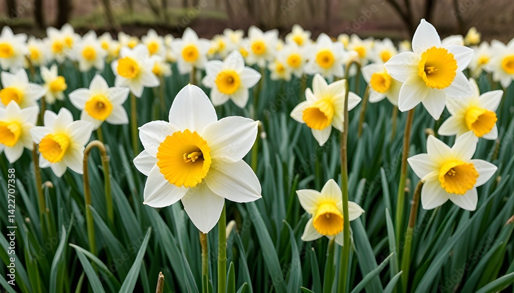 daffodils in the garden daffodils in the garden
