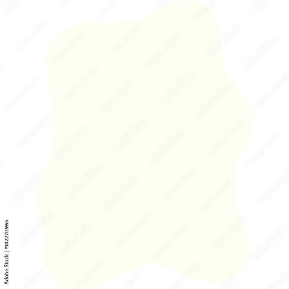 Elegant abstract beige shape with smooth wavy curves on black background. Great for modern layouts, aesthetic design frames, minimal mockups, or creative digital templates.