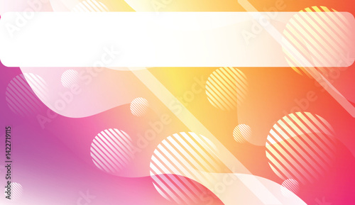 Futuristic Technology Style With Geometric Design, Shapes. For Flyer, Brochure, Booklet And Websites Design Vector Illustration with Color Gradient.