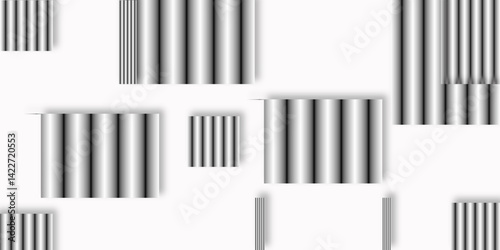 Creative  rectangle geometric pattern soft line square box template for mosaic concept design. Using for banner, poster, corporate, institution business presentation.