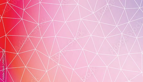 Triangles mosaic cover. Modern design for you business, project. Vector illustration. Blurred Background, Smooth Gradient Texture Color.
