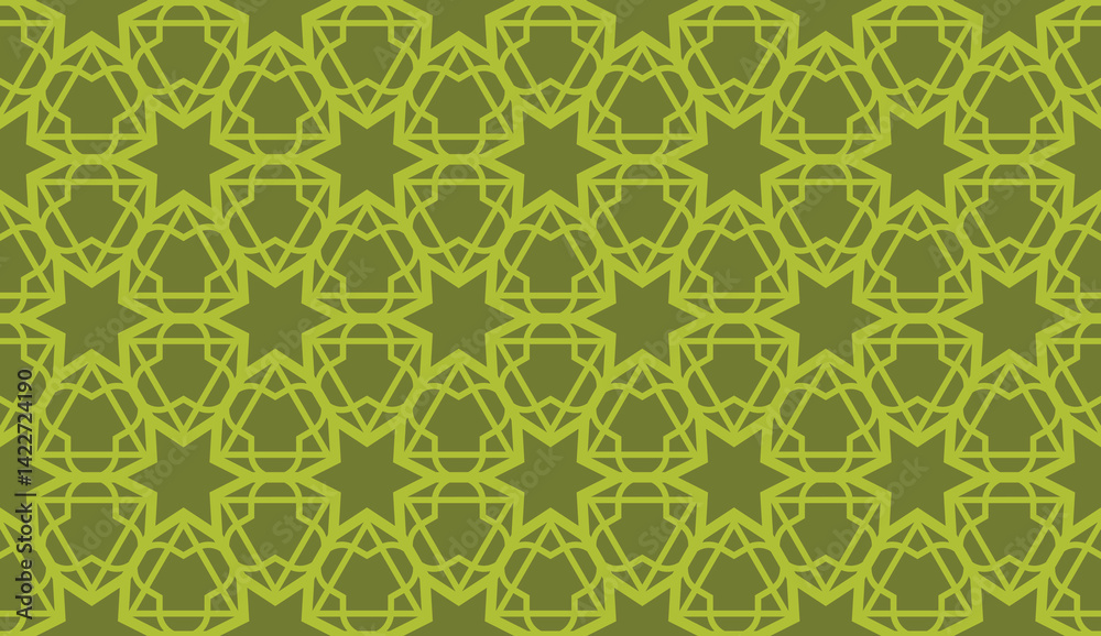Pattern with abstract geometric design. Vector illustration. Design for your interior wallpaper, fashion print, business presentation. green olive color. Seamless Pattern with abstract geometric design. Vector illustration. Design for your interior wallpaper, fashion print, business presentation. green olive color. Seamless