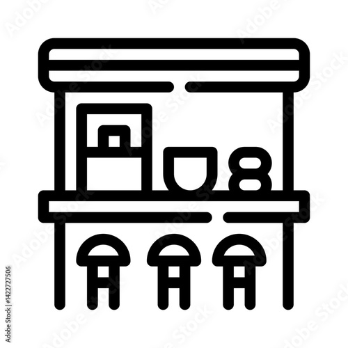 breaking bar line icon