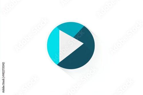 Free Download blue video icon with play button  - GFXLoad