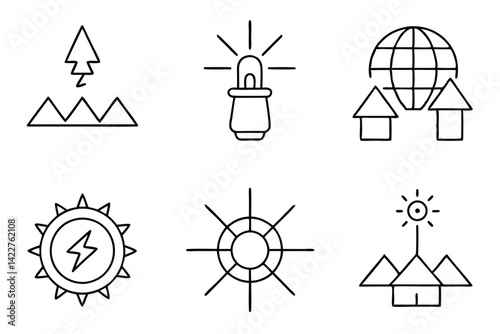 Energy Simple Minima Solutions for Sustainable Growth
