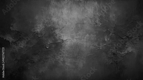 Dark grey black textured concrete wall background, Black old background. Chalkboard texture background.