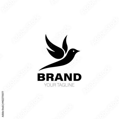 Lark Logo. Lark Logo Design. Lark Logo Brand. Lark Logo Vector Design Isolated on White Background