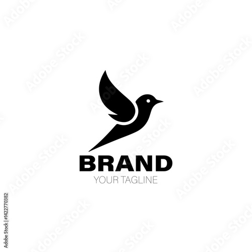 Lark Logo. Lark Logo Design. Lark Logo Brand. Lark Logo Vector Design Isolated on White Background