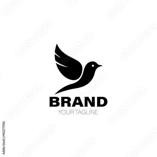 Lark Logo. Lark Logo Design. Lark Logo Brand. Lark Logo Vector Design Isolated on White Background
