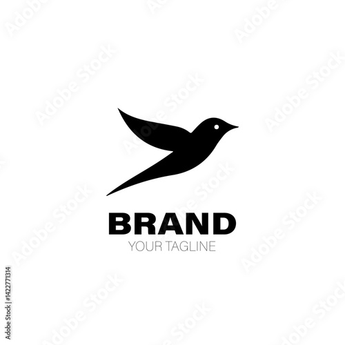 Lark Logo. Lark Logo Design. Lark Logo Brand. Lark Logo Vector Design Isolated on White Background