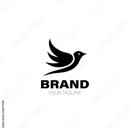 Lark Logo. Lark Logo Design. Lark Logo Brand. Lark Logo Vector Design Isolated on White Background