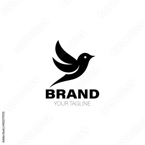 Lark Logo. Lark Logo Design. Lark Logo Brand. Lark Logo Vector Design Isolated on White Background