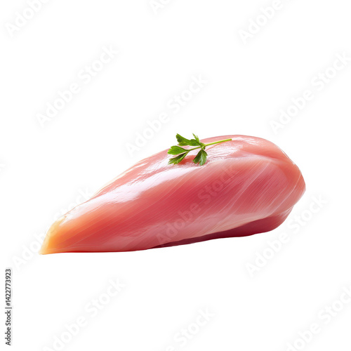 Close up of a vibrant freshly picked red bell pepper with its green stem attached highlighting the vegetable s natural color and texture