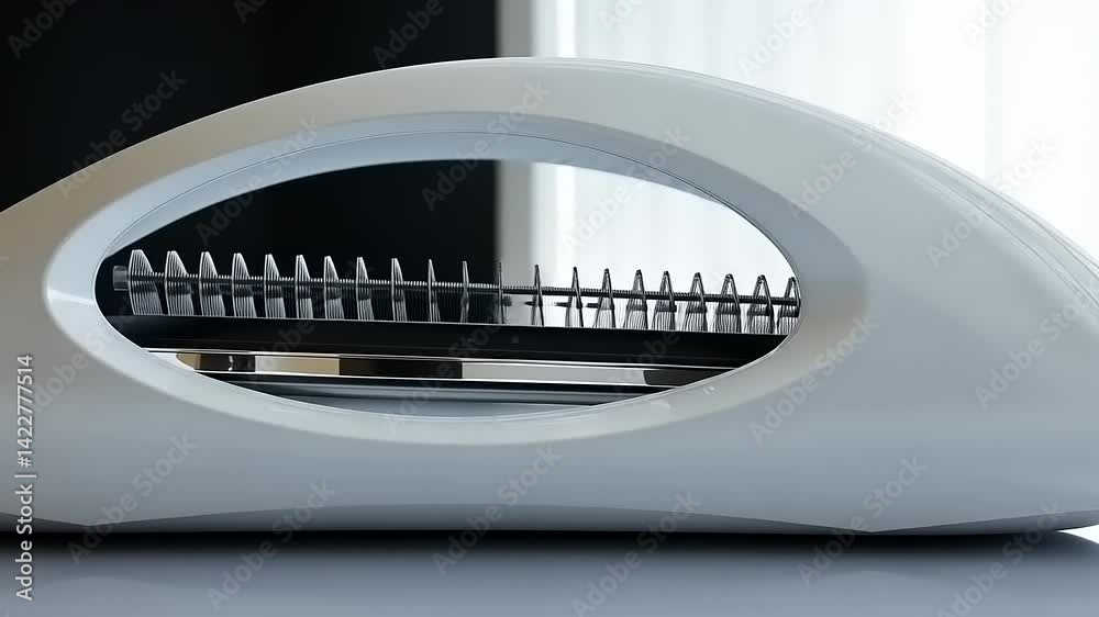 Futuristic Design Showcase: An exploration of minimalist aesthetic in a modern art form