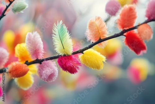 In Finland, Easter is a time for fun springtime traditions, including decorating branches with feathers. Families gather to enjoy the bright colors of the season and the company of loved ones