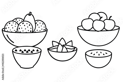 Bowl of fruit offering a healthy snack for daily meals
