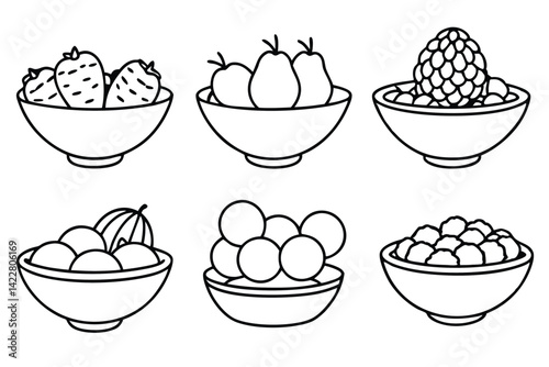 Bowl of fruit overflowing with sweet ripe seasonal flavors