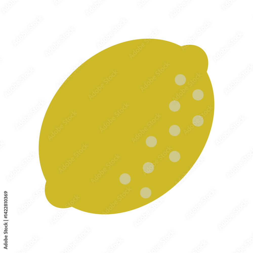 レモンのアイコンイラスト レモンのアイコンイラスト