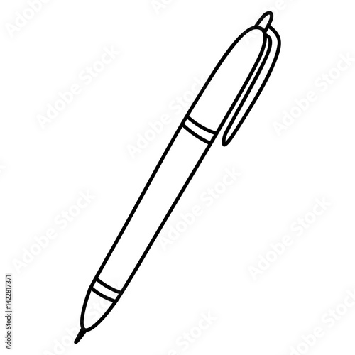 ink pen icon vector